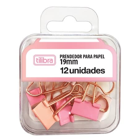 Prendedor de Papel Binder 19mm com 12 unid. Tilibra