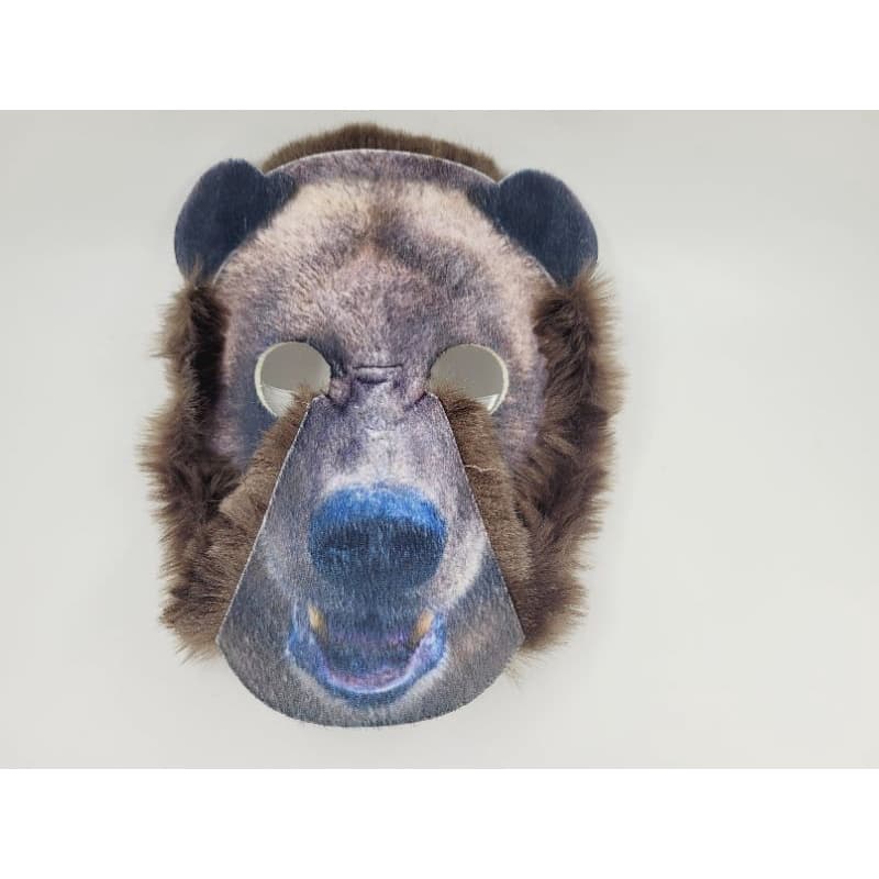 máscara deUrso para o rosto fantasia festa carnaval