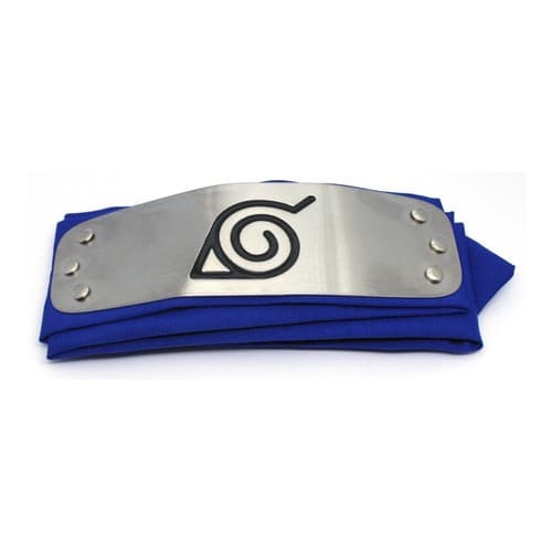 Bandana Naruto Azul - Clássico - Vila Da Folha