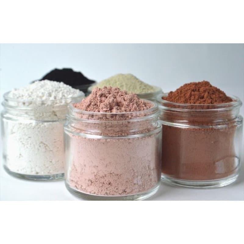skin Care argila e dolomita Argilas 100% Natural Máscara Facial branca rosa preta amarela cinza vermelha verde roxa