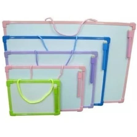 Lousa Quadro Branco Moldura C/Caneta E Imã 20x30/30x40/35x50cm