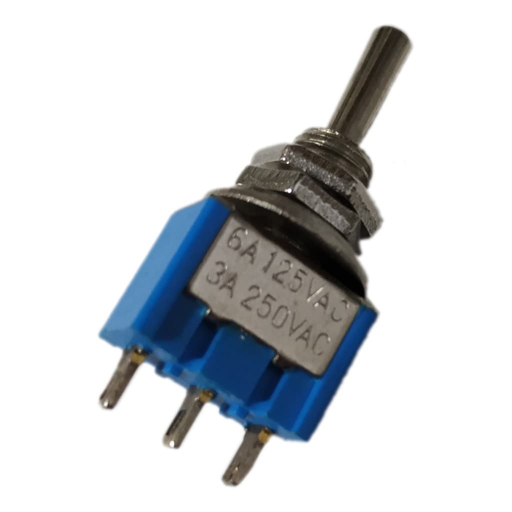 5 X Chave Alavanca Pulsante Apenas Um Lado Mts112 3t 6a   