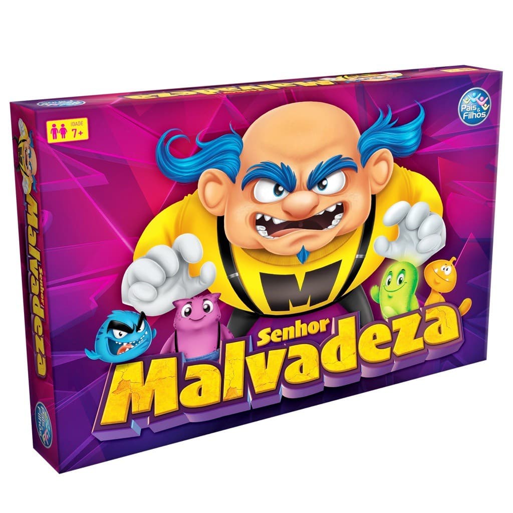 Jogo Divertido Senhor Malvadeza Infantil 7279 - Pais E Filhos