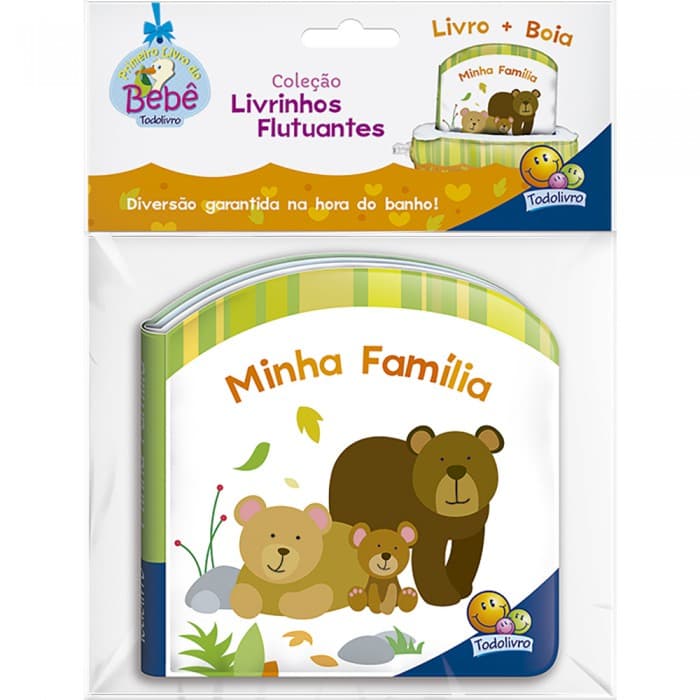 Livrinhos Flutuantes: Minha Familia - livro de banho