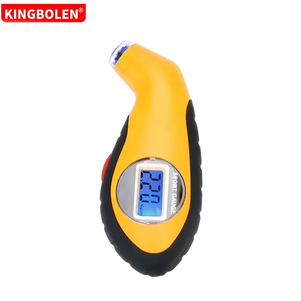 Manômetro de pneu de carro com LCD digital eletrônico Barômetros Ferramenta