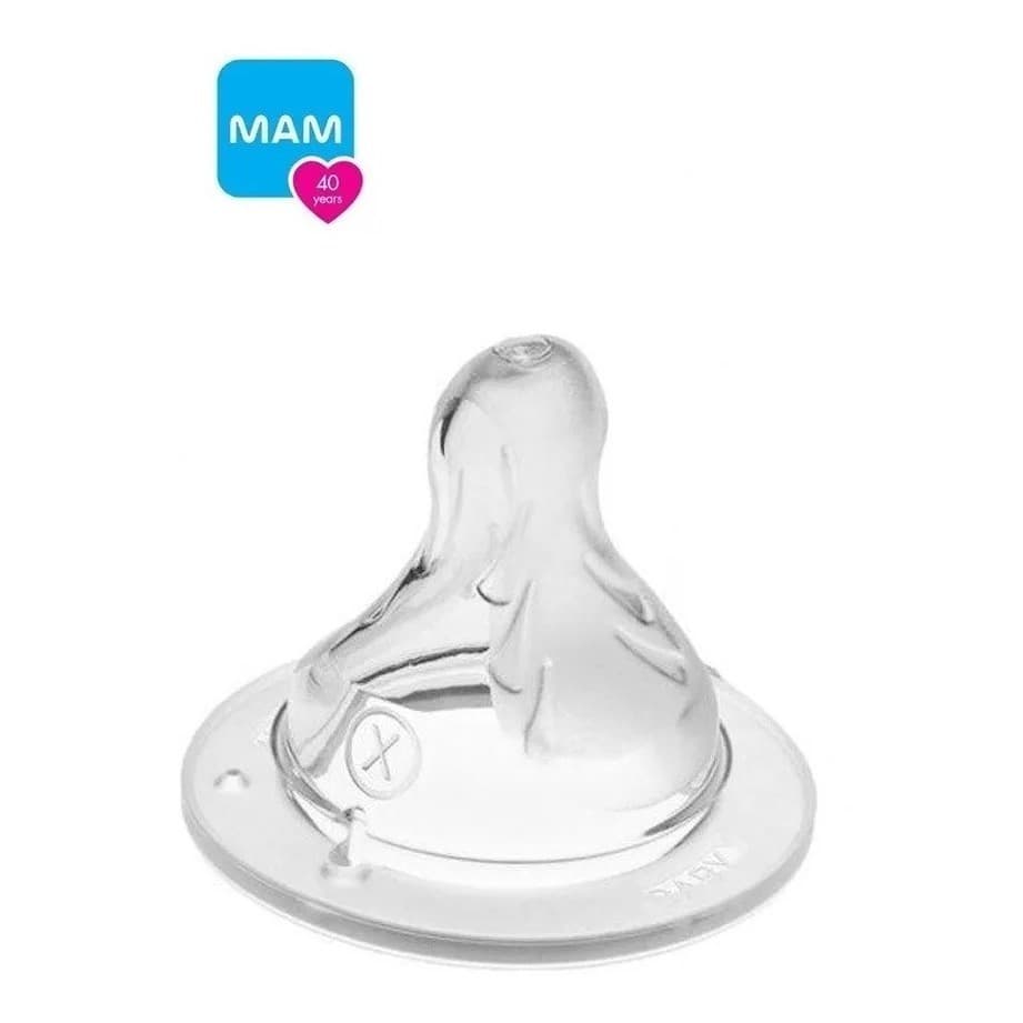 Bico X Mam Fluxo Super Rápido 6+ meses Silicone Unitária Para Mamadeira