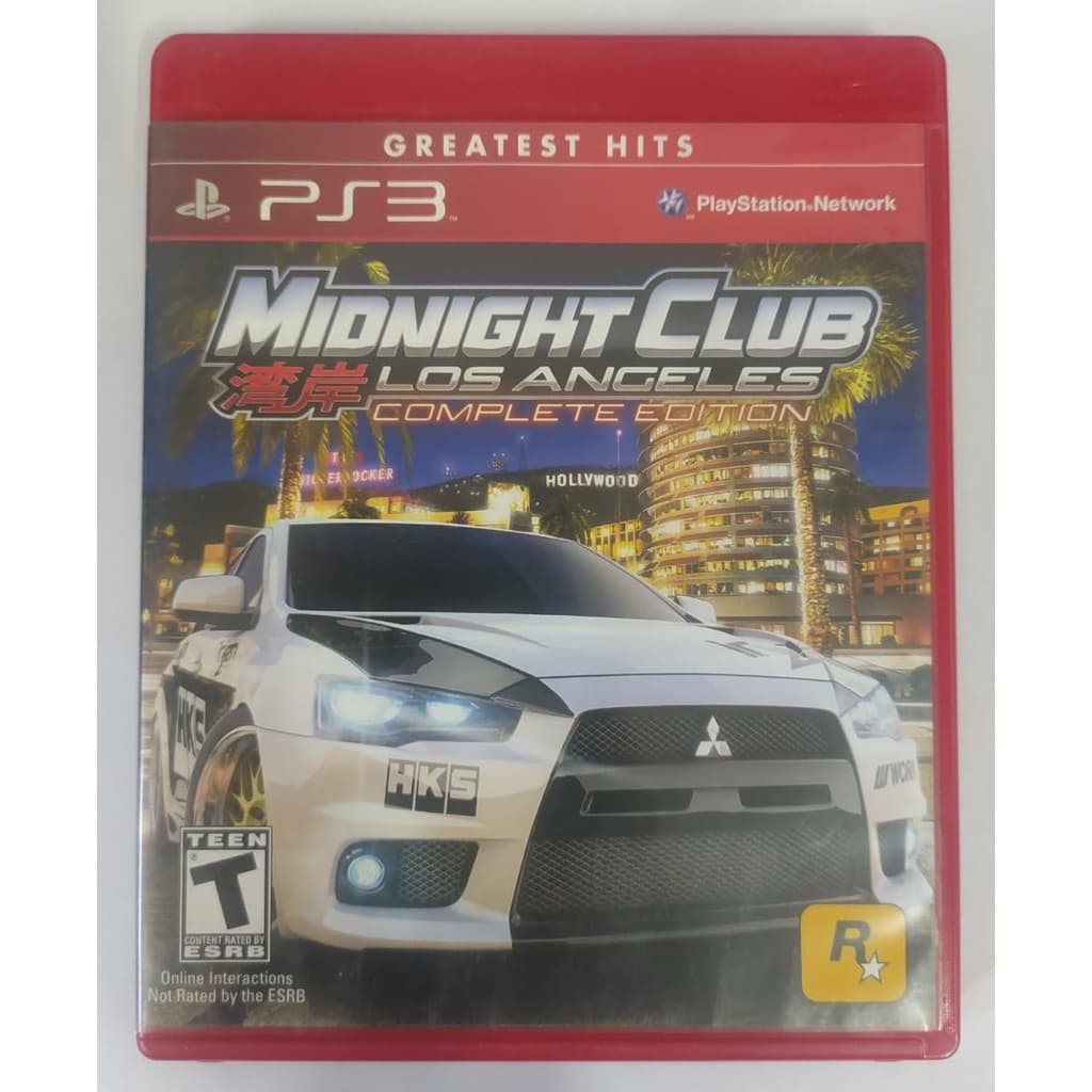 Midnight Club Los Angeles complete edition PS3 Mídia Física, a pronta entrega