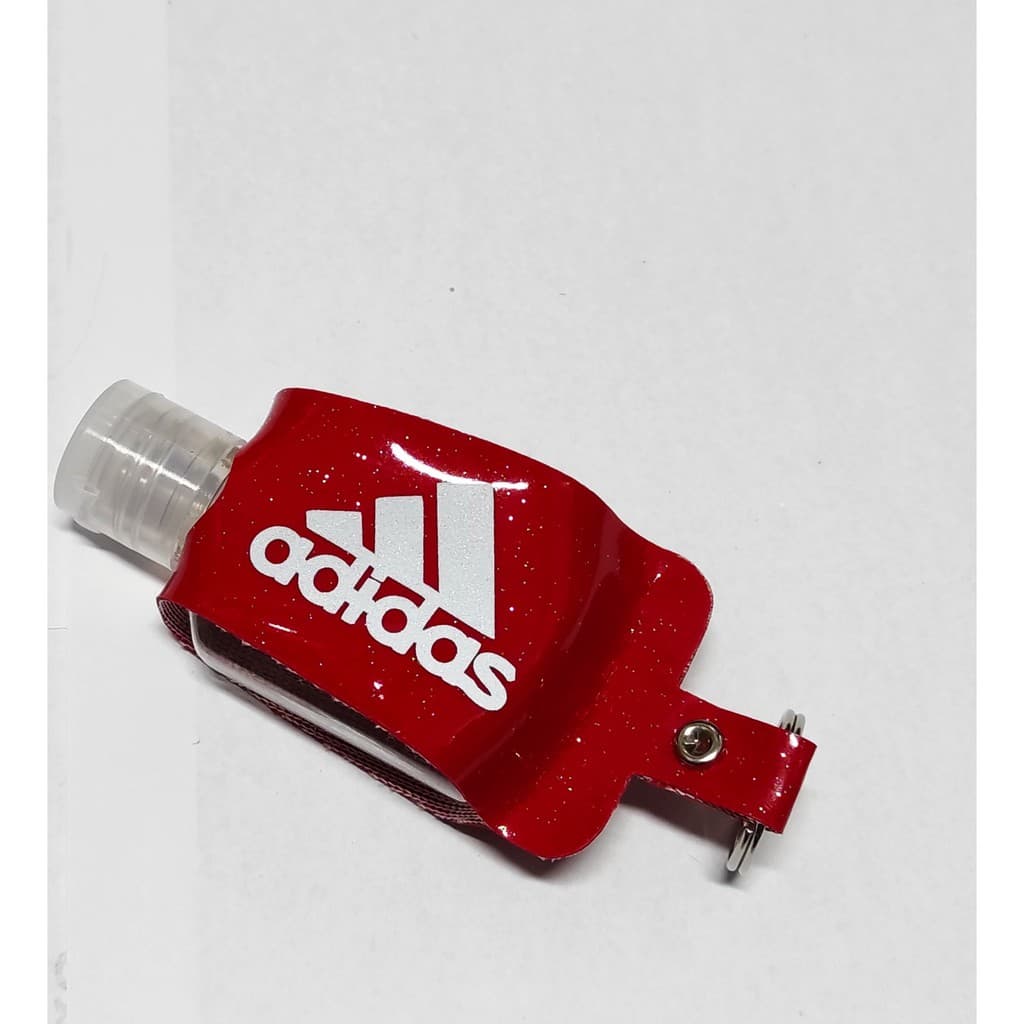 Chaveiro Porta Álcool Gel Couro