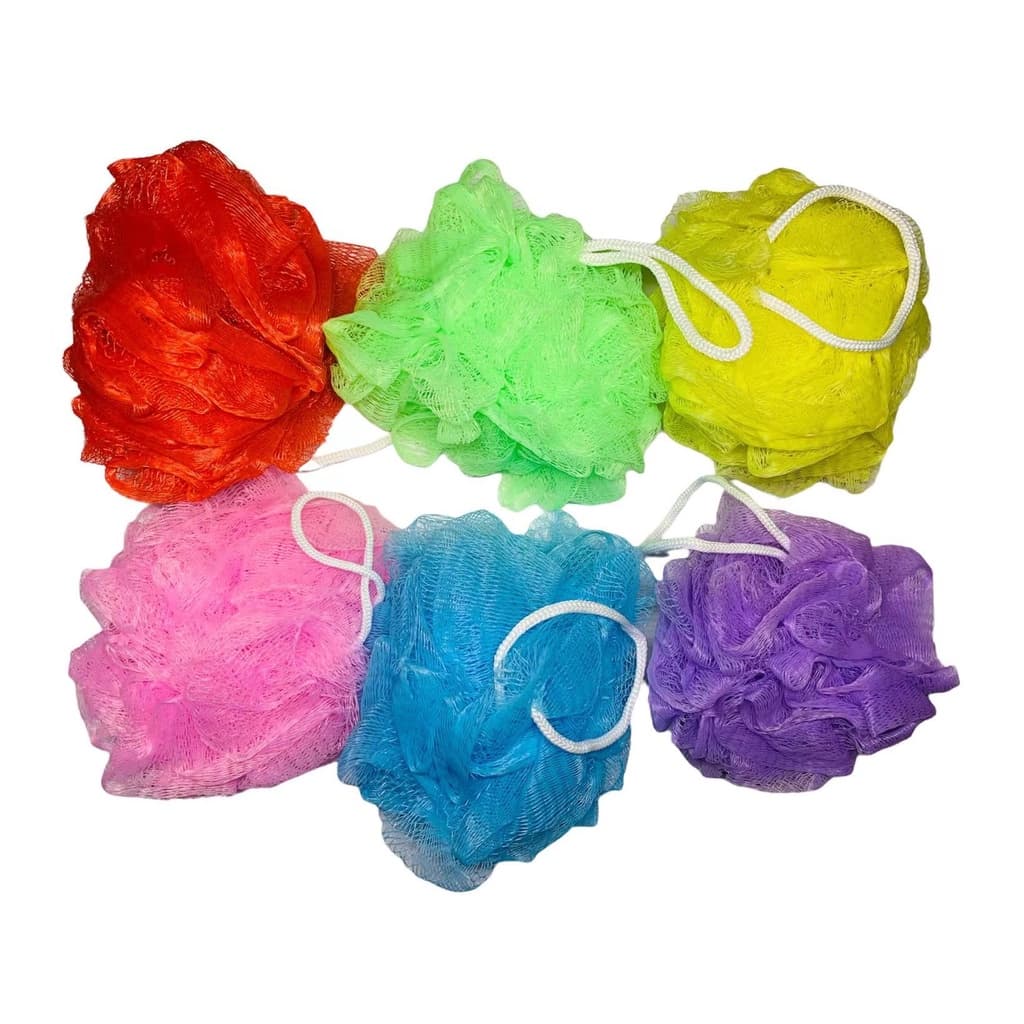 Esponja bucha de banho em nylon cor sortido