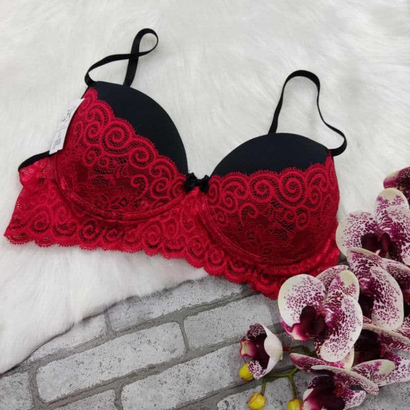 Sutiã Com Bojo PLUS SIZE e REGULAR Com Renda  Aro Sutian Luxo Confortável Moda Íntima Feminina