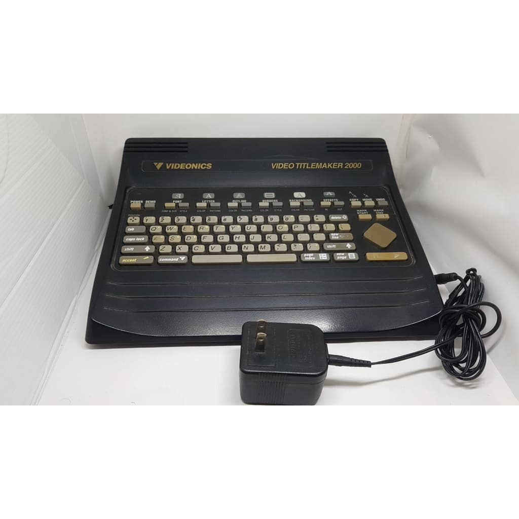Videonics vídeo titlemaker 2000 Modelo Tm 2000 NTSC. Testado E Funcionando! PL2439