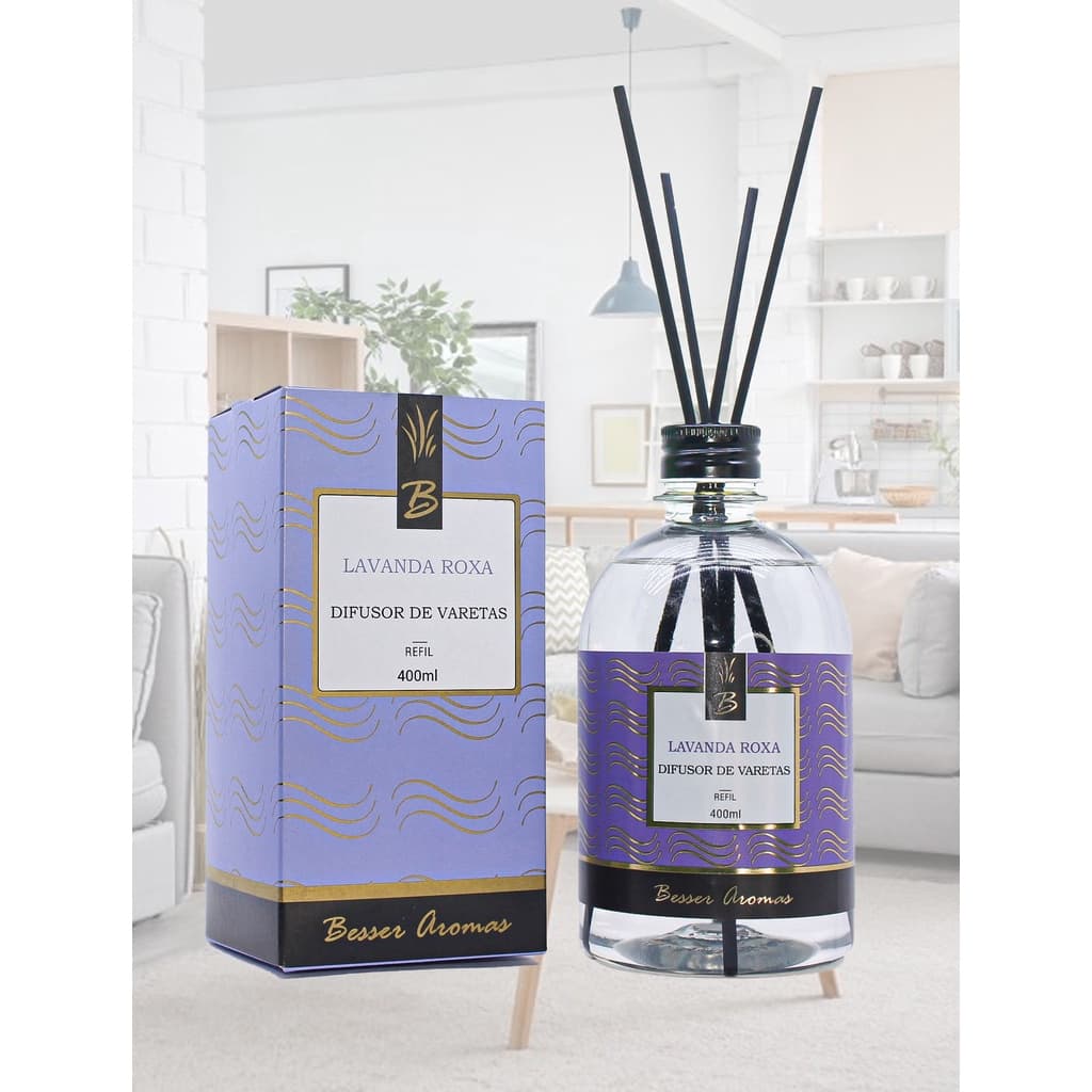 Aromatizador de Varetas - Lavanda - 400ml