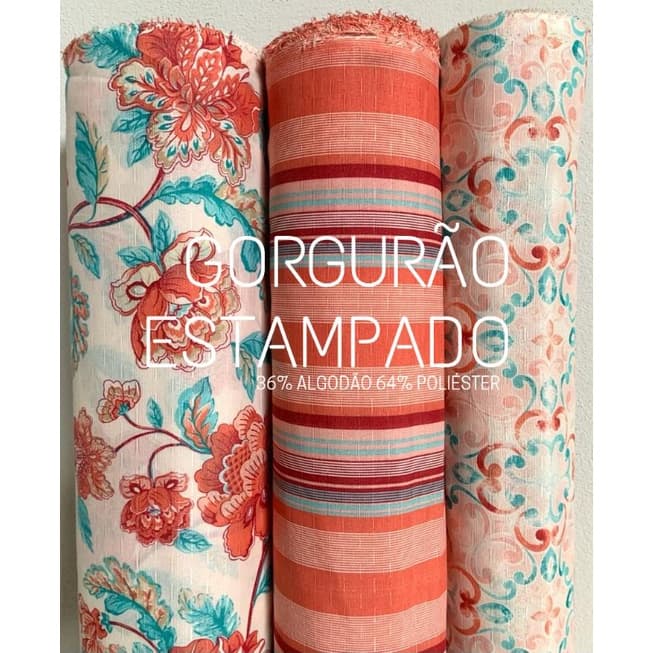 PROMOÇÃO!!!Tecido gorgurão estampado 1mt x 1,50mt