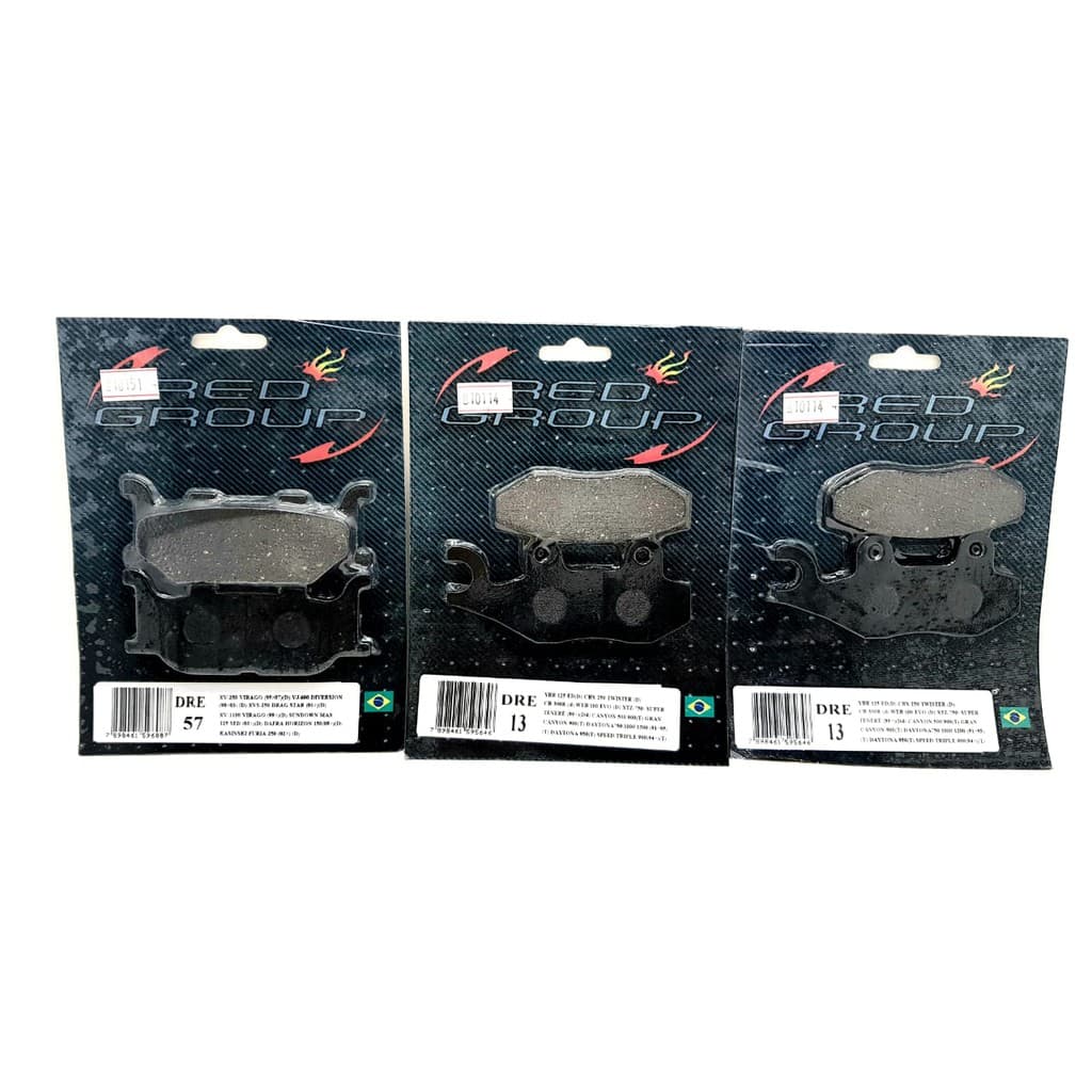 2 Jg Pastilha Freio Dianteira 1 Jg  Traseira Horizon 250 Todas