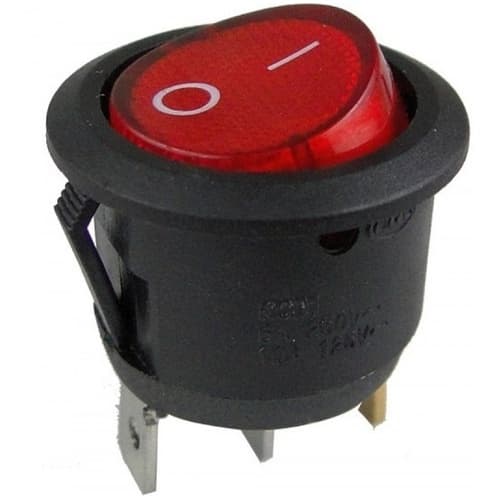 Kit 10 Peças - Chave Gangorra Redonda Kcd1-106n Vm C/ Neon