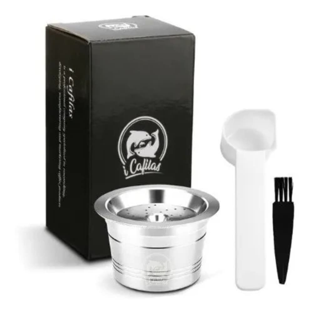 Cápsula Recarregável em Aço Inox Três Corações -Mibeacap - Já no Brasil !!