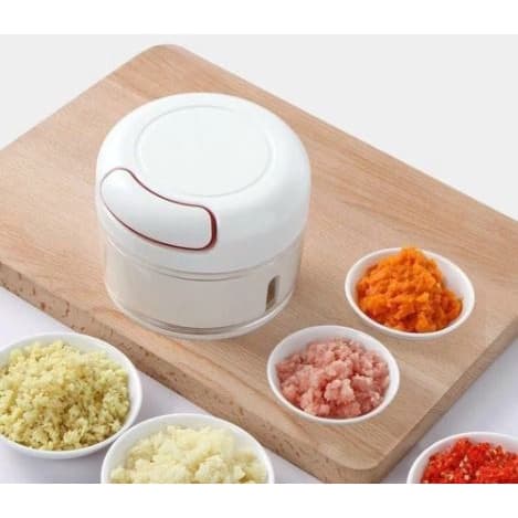 Mini Processador Triturador de Alimento Manual Utensílio Cozinha Laminas