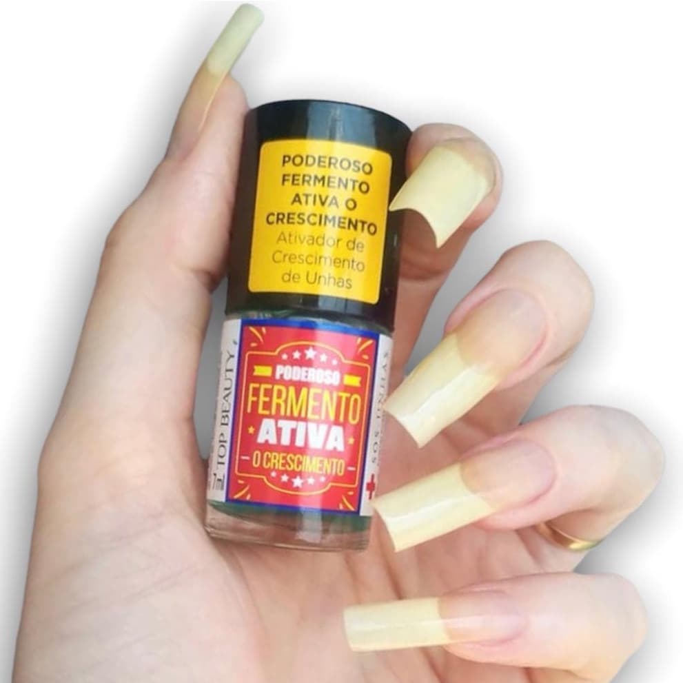 Base De Unhas Fermento Ativa O Crescimento Top Beauty Sos Unha