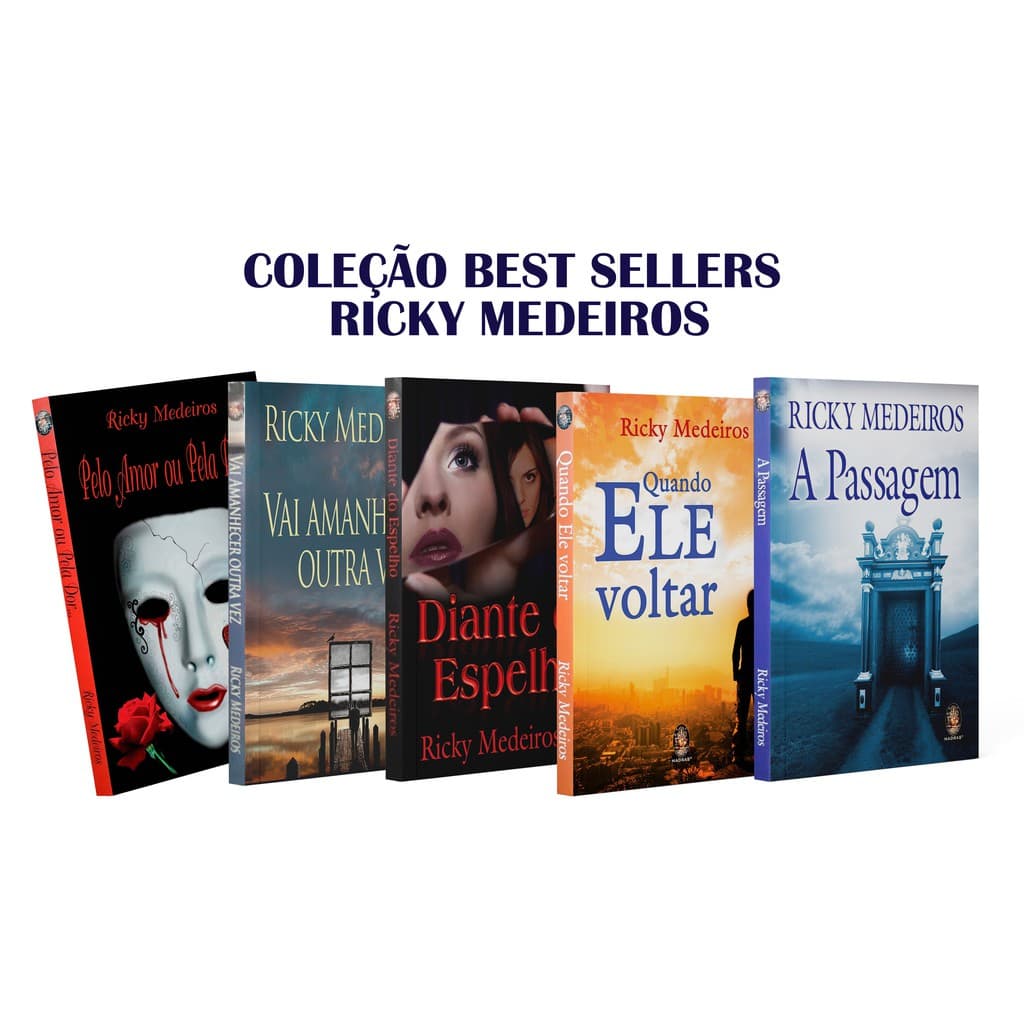 Coleção Livros Espiritas De Ricky Medeiros | 5 Livros Novos