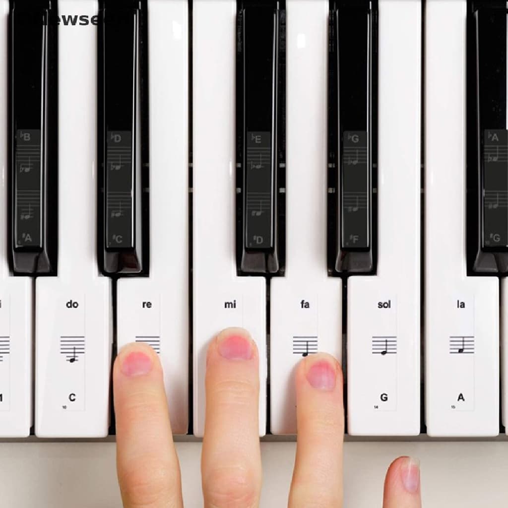 Onewseen Adesivo Transparente De Piano/Teclado Com 54/61/88 Para