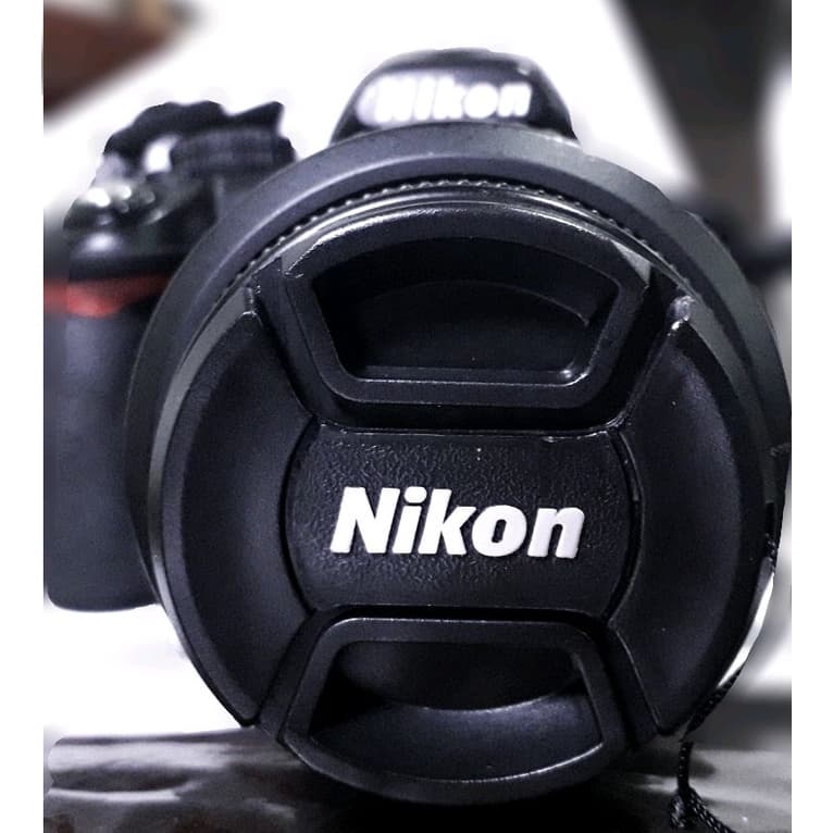 Tampa Nikon Para Câmeras Lente 49mm 52mm 55mm 58mm -Tampinha Nikon