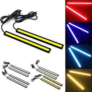 Universal 17 Cm Car Led light bar Tira cob Luzes Diurnais Externas Auto Styling DRL barra Lâmpada À Prova D'água 12V 1pcs/2pcs/4pcs