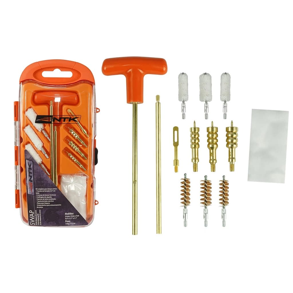 Kit de Limpeza Swap NAUTIKA para 9mm .40 .45 357 38 380