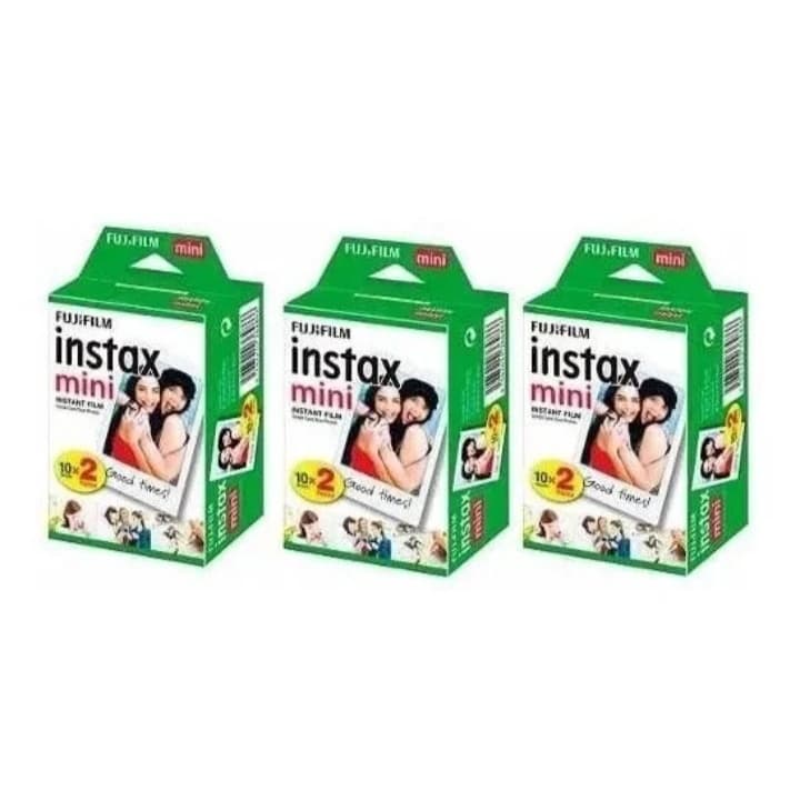 Papel Filme Para Instax Mini 7, 8, 9, 11 - 60 Fotos 5,4×8,6