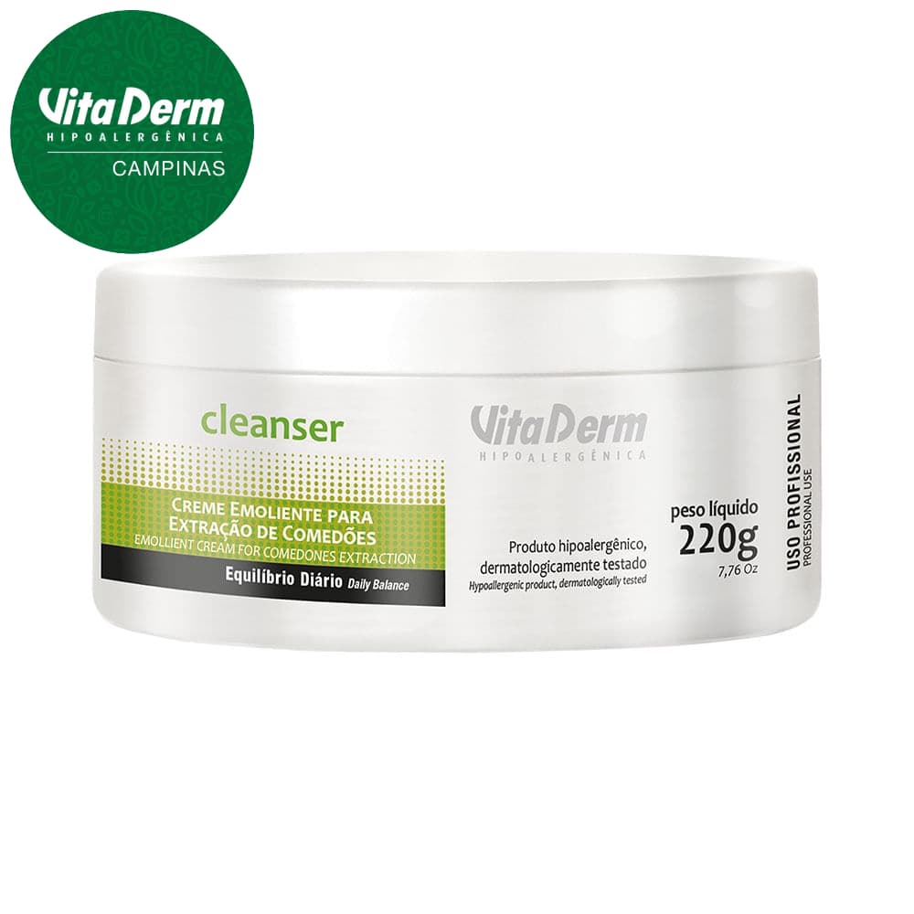 Creme Emoliente Vita Derm Extraçao De Comedoes