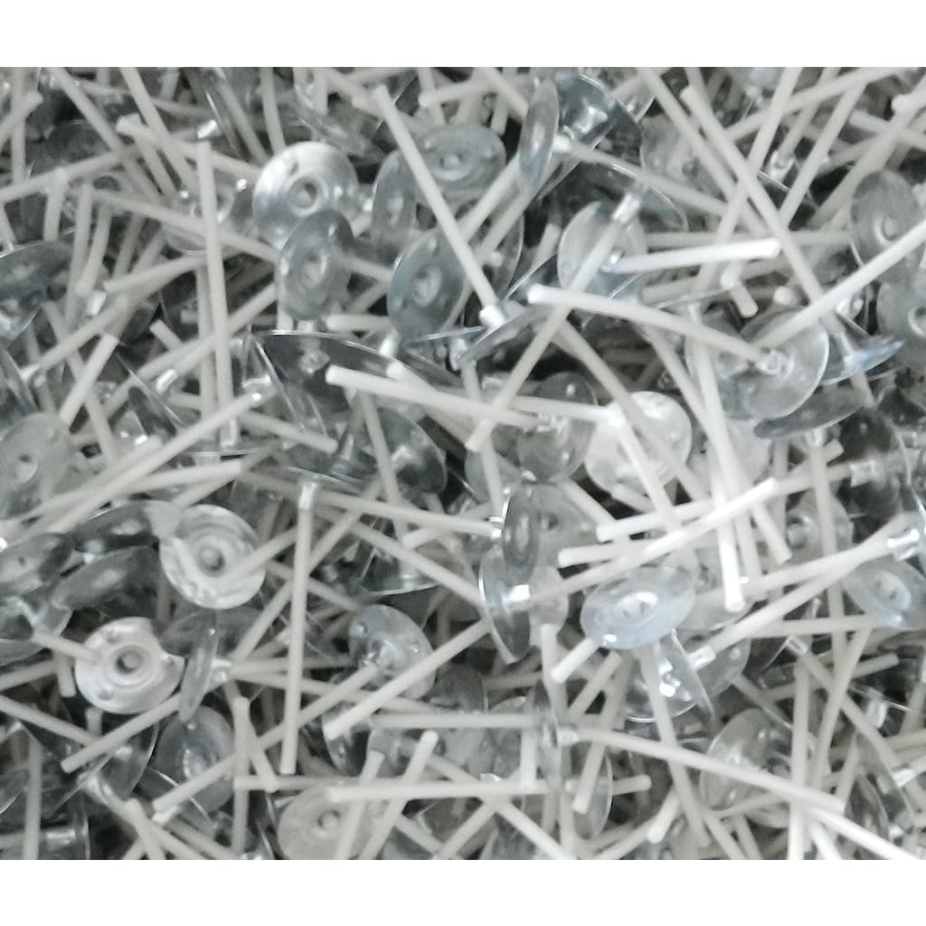 Pavio Para Velas Rechaud e Lamparina com Fio de Cobre 3,5 CM - 100 Unidades