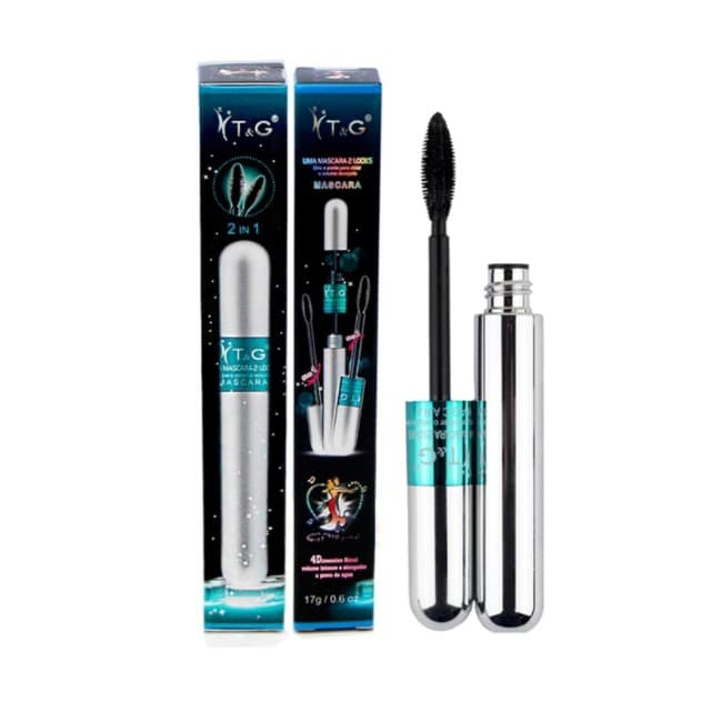 Delineador 2 em 1 Tango + Rímel 4D 2 em 1 Tango ou Caneta Delineadora À Prova D’Água Eyeliner