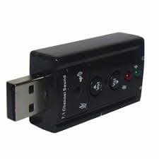 Placa De Som Audio USB 7.1 USB Para Pc Ou Notebook