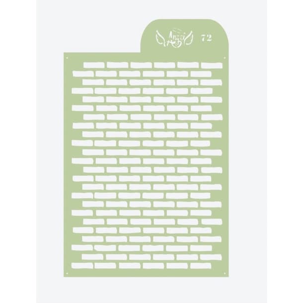 Stencil Angel Doce Sonho 72, stencil confeitaria , lavável e reutilizável