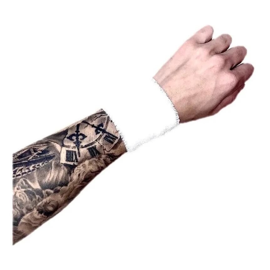 Kit com 5 Munhequeiras P/ Tênis Branca Felpuda Ouro 1Fit