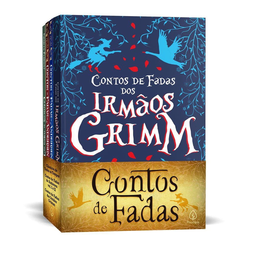 Box De 4 Livros Contos De Fadas Dos Irmãos Grimm Literatura