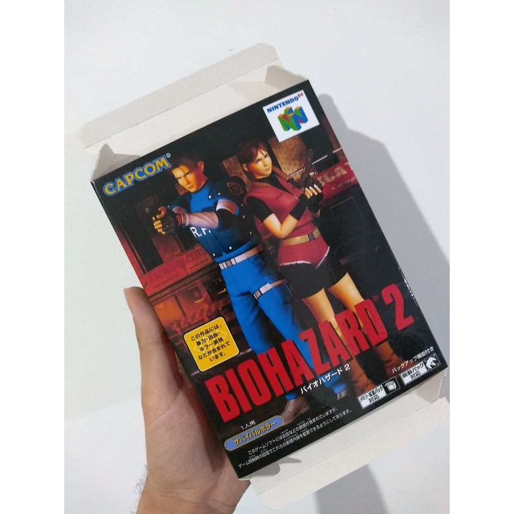 Caixa Biohazard 2 Nintendo 64