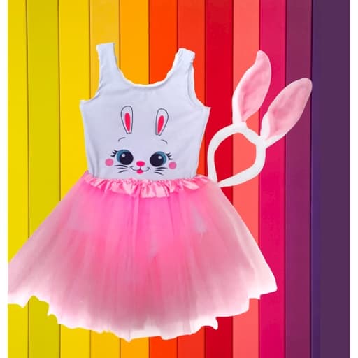 Fantasia Coelhinha infantil coelho pascoa ensaio de pascoa bory saia de tule tiara a pronta entrega