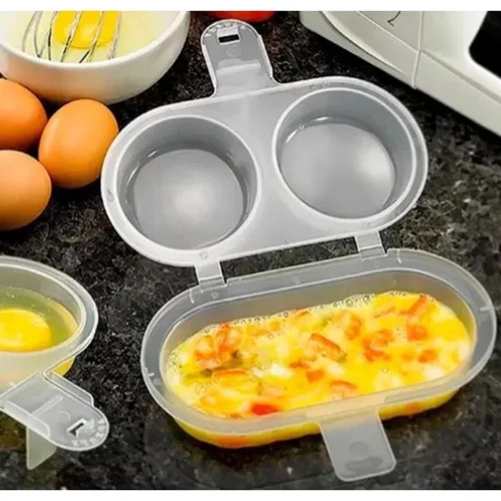 Omeleteira Microondas Dupla frita avo