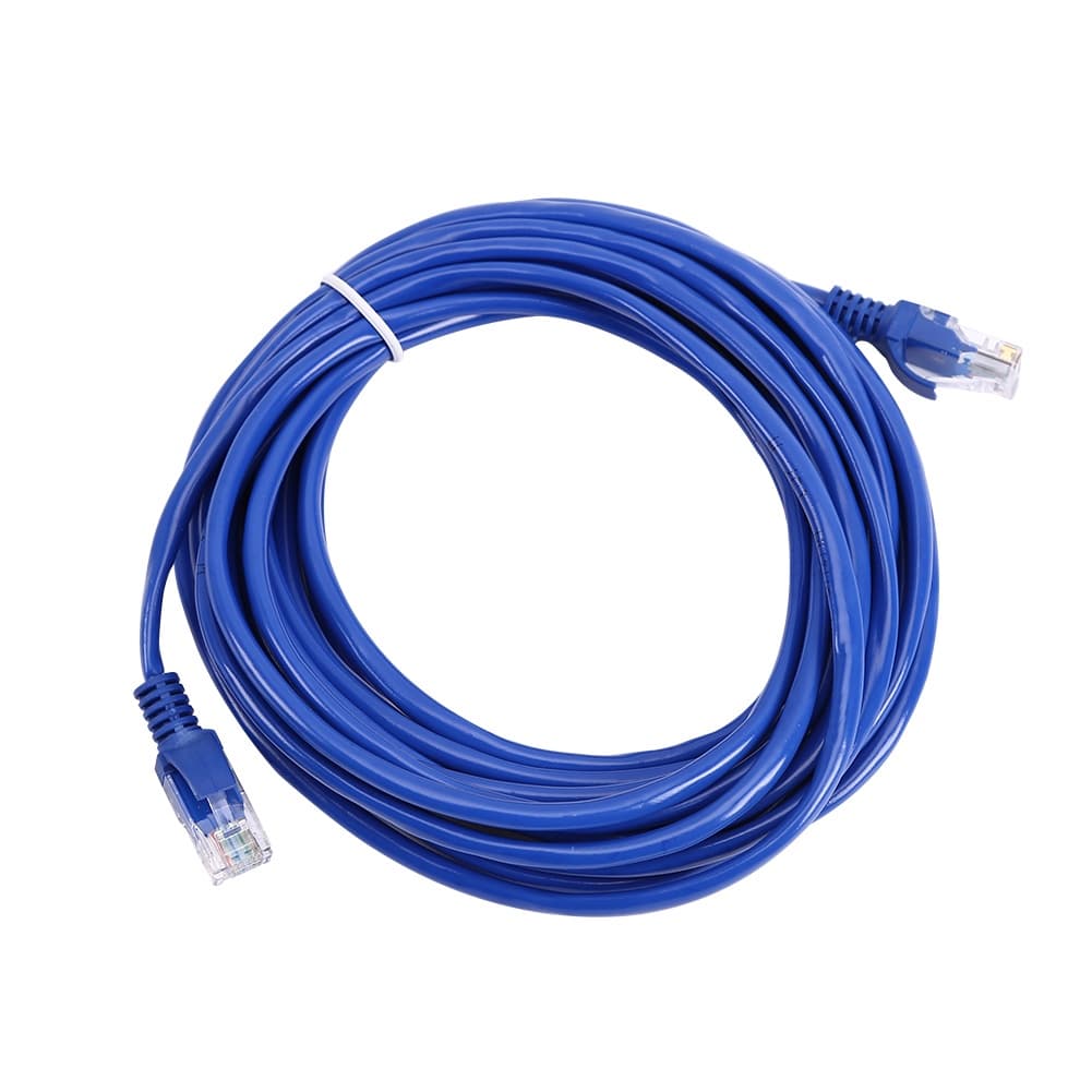 Cabo de Rede Cat6 RJ45 Ethernet 10m Lan Giga 10/1000 Com ANATEL