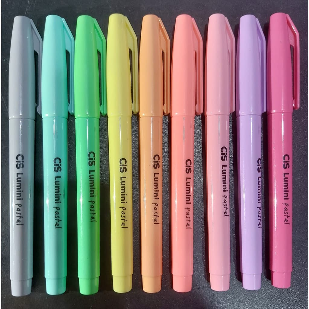 Marca Texto Cis Tom Pastel Lumini Caneta - Coleção Completa - Kit ou unidade