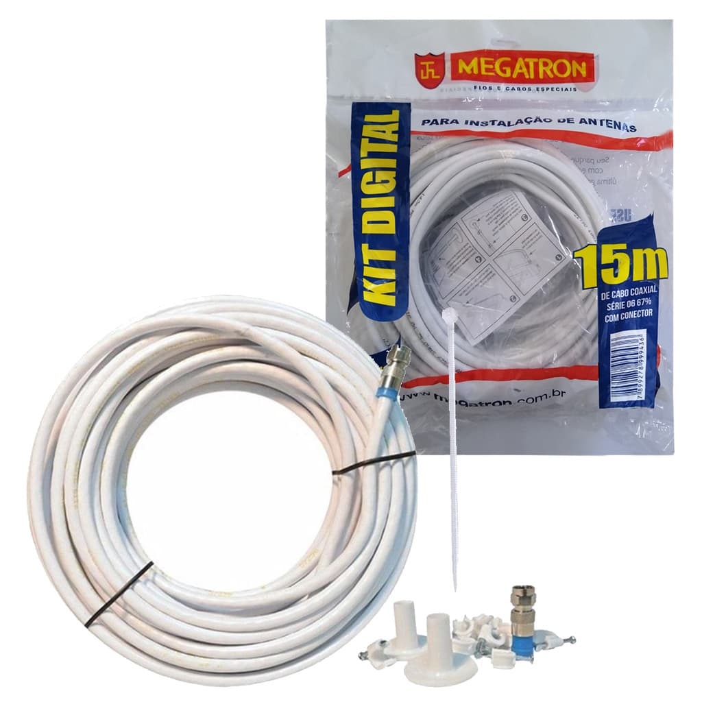 Kit cabo 15M completo MEGATRON