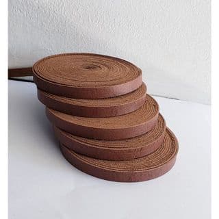 Couro Sintético Montana 1cm Largura  Rolo com 5 Metros | CARAMELO