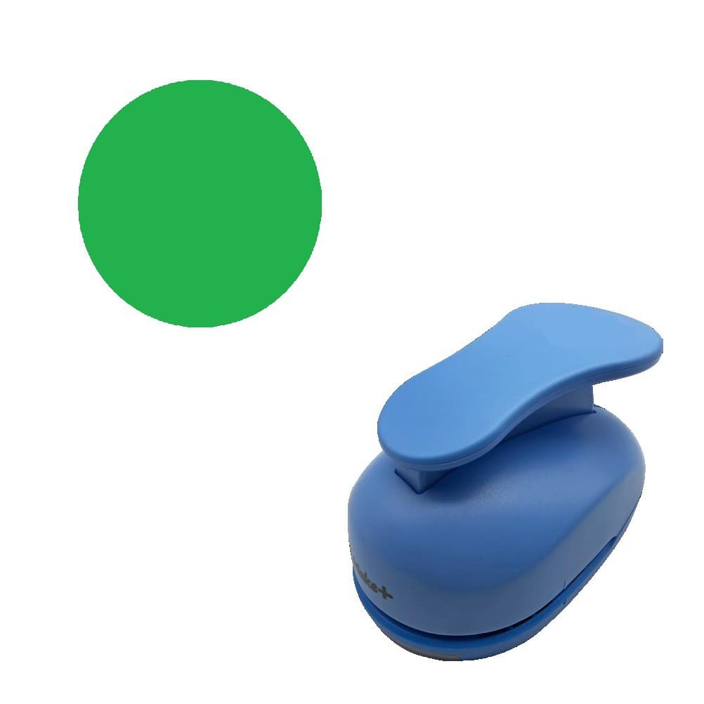 Furador Scrapbook Papel e EVA Gigante Circulo Liso 3,8cm