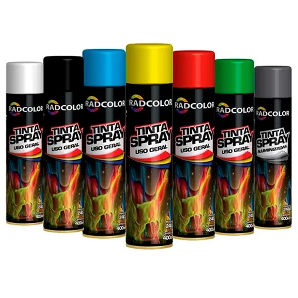 Tinta Spray Todas As Cores Uso Geral E Automotivo 400ml