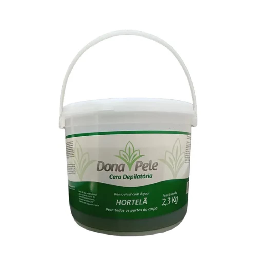 Cera Depilatória Hortelã 2,3kg Dona Pele