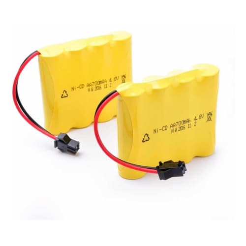 Kit - 2 Baterias Para Carrinho 4,8 V 700 Mah Ni-cd