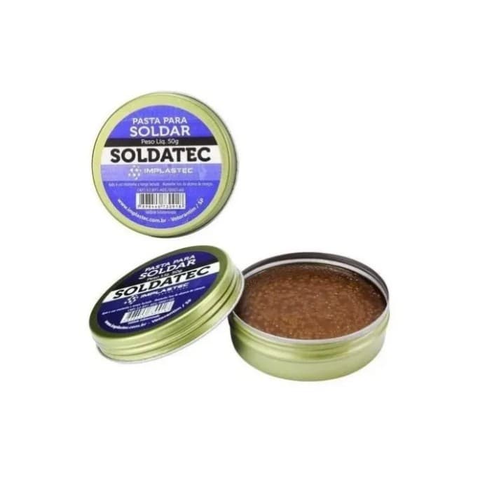 Pasta Soldatec Implastec Pastoso Solda Fluxo 50g