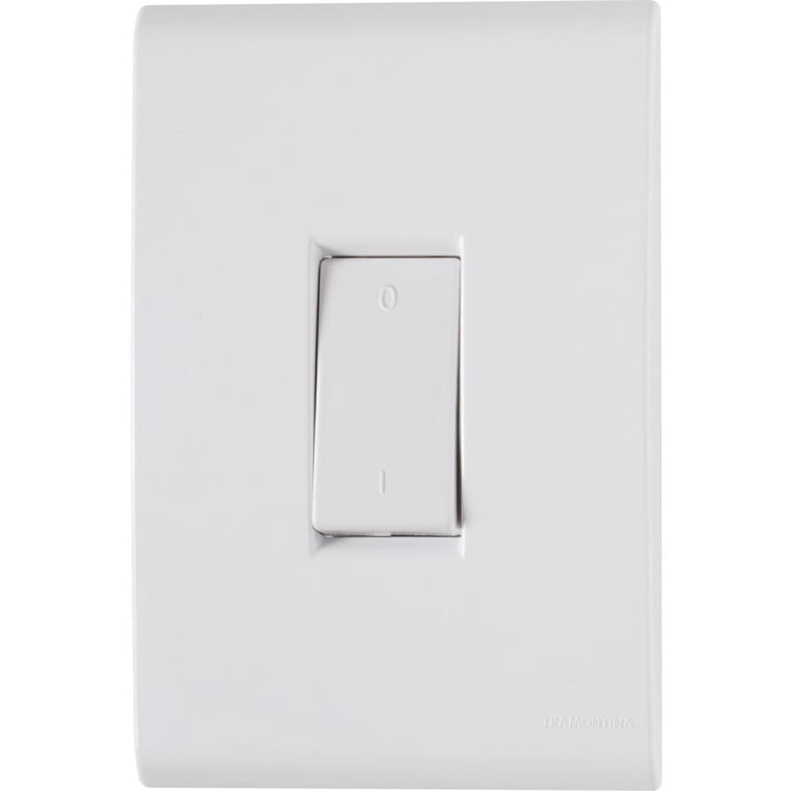 Conjunto Interruptor Simples 4x2 Tramontina Liz