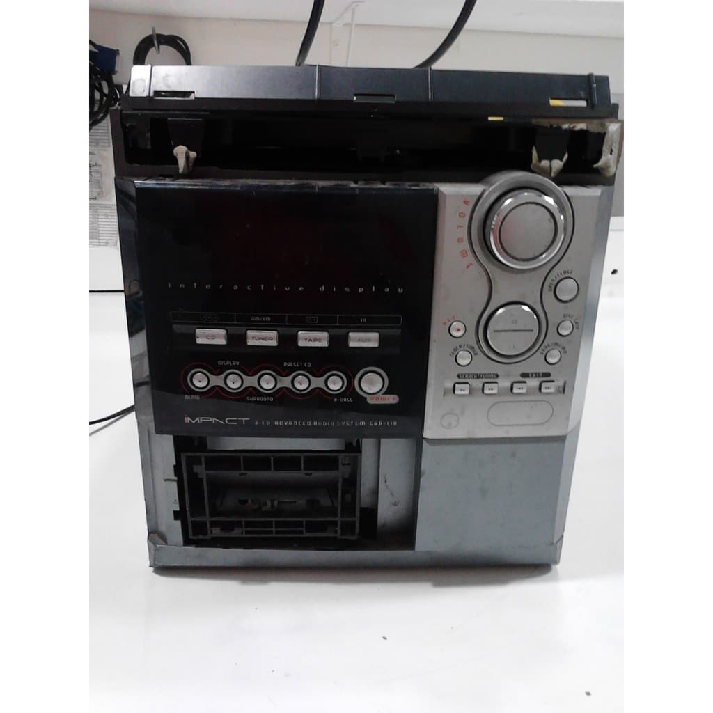 Placa Do Painel Frontal Do Som Gradiente Gba-110