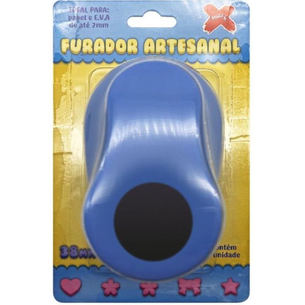 Furador Papel e EVA Gigante Circulo 38mm. - Make+